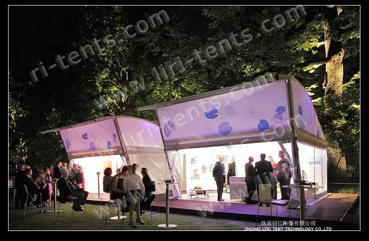 latest special design half dome tent for trade show/ party/ coffee shop