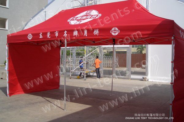 liri profesional outdoor digital printing advertisement folding tent 4x8m
