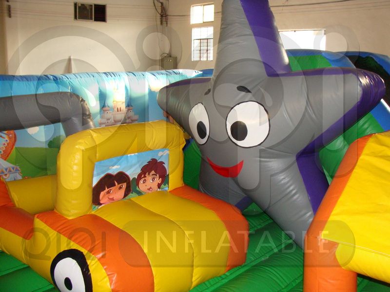 Inflatable Dora N Diego Learning Adventure Castle