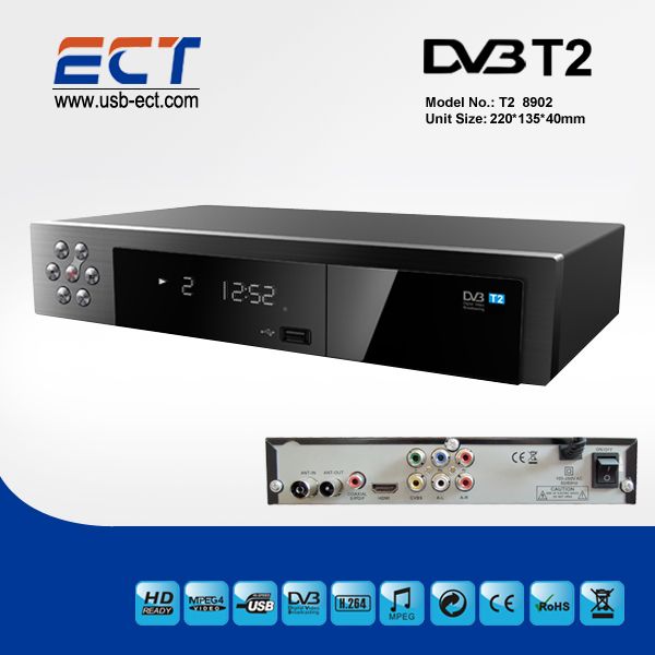 hd dvb-t2 digital receiver set top box mpeg4/h.264