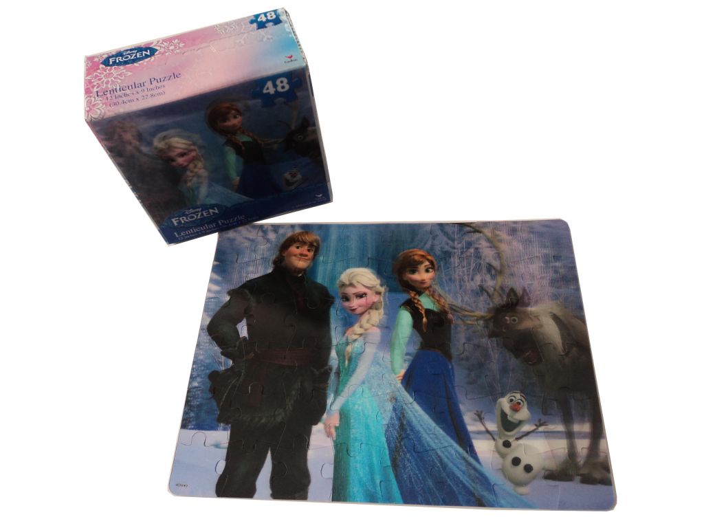 2014 New Design Frozen Forest Princess 48 pcs 3D Jigsaw Puzzle