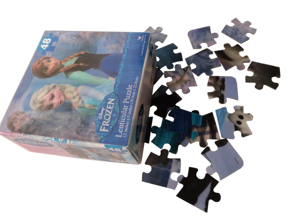 2014 New Design Frozen Forest Princess 48 pcs 3D Jigsaw Puzzle