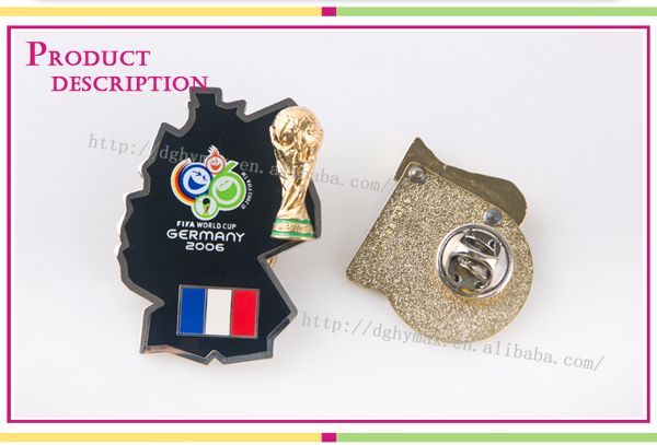 2014 Hottest Personalize Zinc Alloy Badge with Enamel