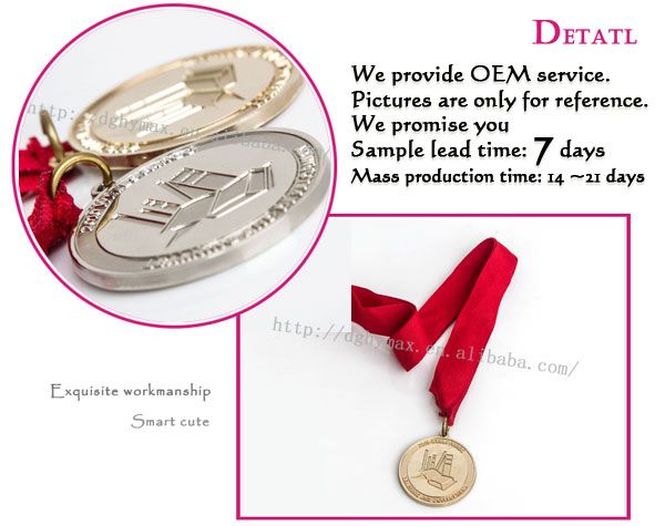 2014 Hottest Personalized Brass Medal 