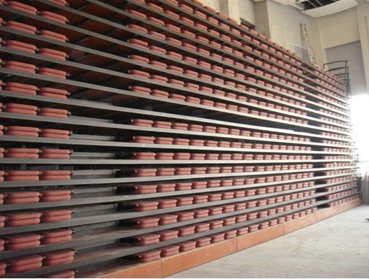 Retractable Bleacher Tribune Seating System Telescopic Grandstand 