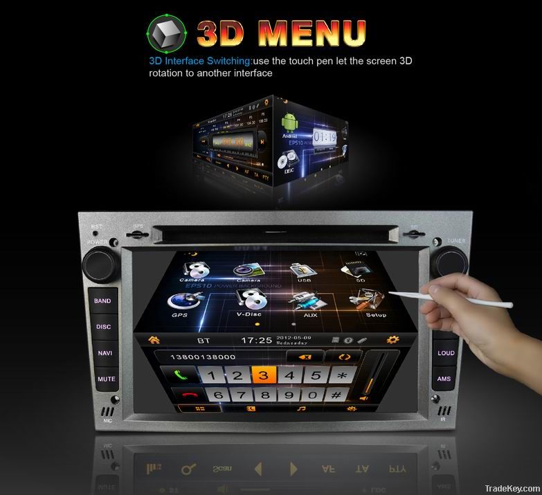 6.2 inch Andriod Car DVD Player GPS Universal Radio System 2 DIN TOUCH