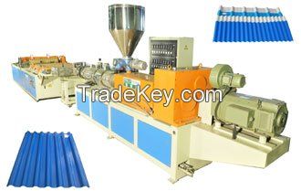 plastic roofing sheet production line ,pvc roof sheet machine line