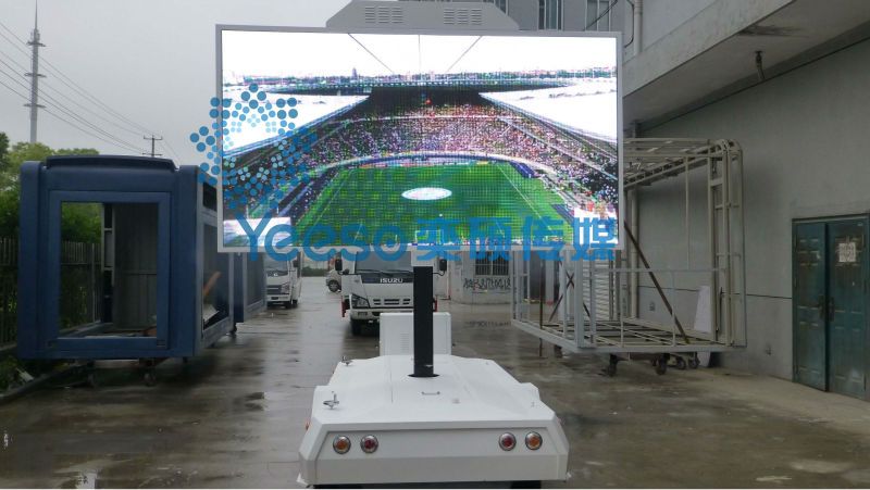 Factory price P10 /P6 full color outdoor mobile led video trailer