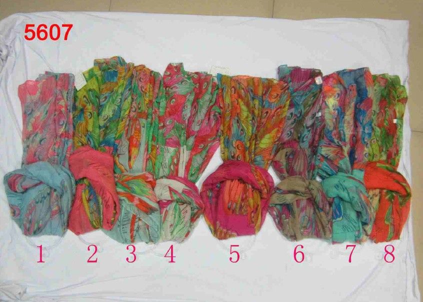 fashion spring printing polyester scarf-B1312007