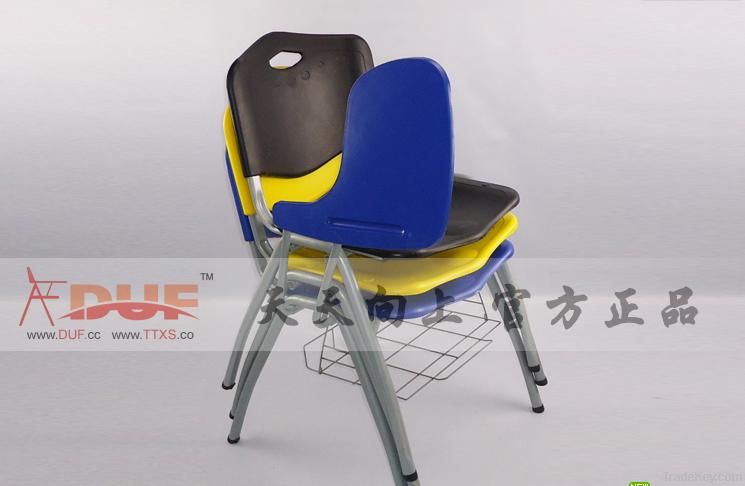 stacking tablet arm chair with writing tablet student chair