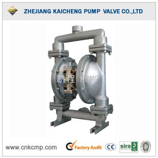 Pneumatic double diaphragm pump