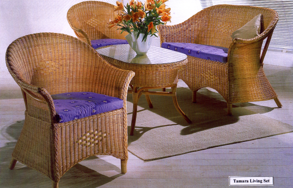 Rattan Living Set