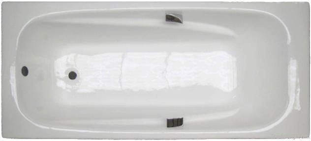 Cast iron bathtub