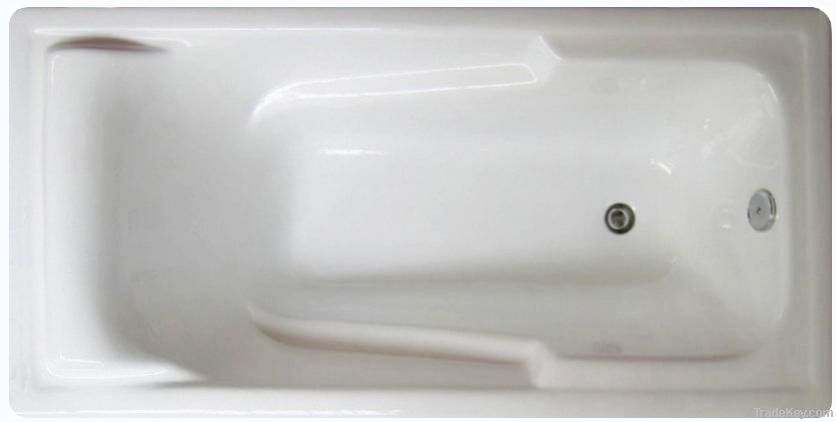 Simple cast iron bathtub