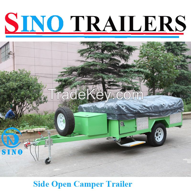 Australian Economic Family Soft Floor Travel Trailer with Tent