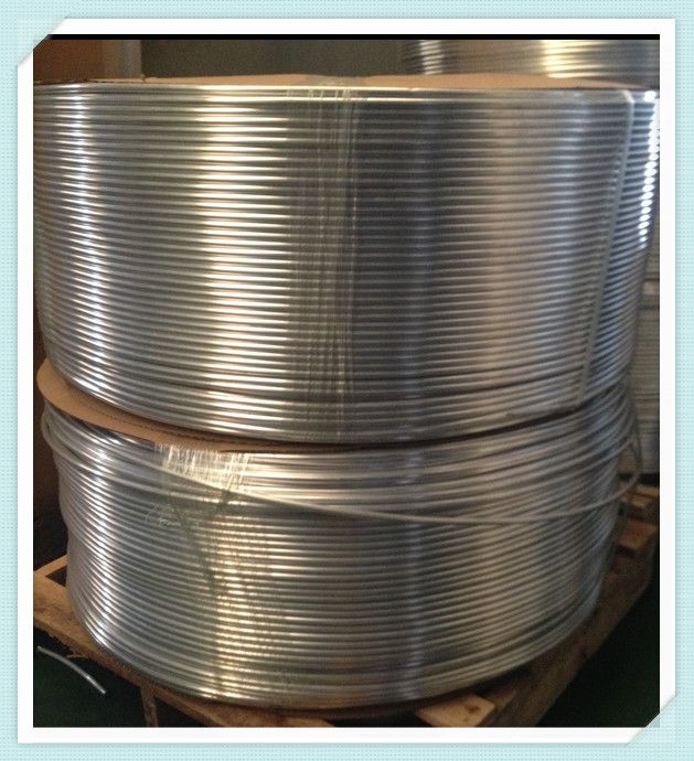 aluminum tube in condenser and evaporator and air conditioner