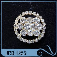 Round shape rhinestone button with 888A stone