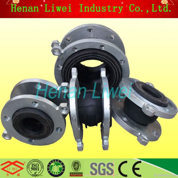 GJQ(X)-DF carbon steel flange connect single sphere rubber expansion j