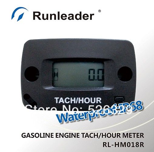 Digital waterproof Tachometer Hour Meter for Marine lawn mower ATV Motorcycle Snowmobile jet ski 2 stroke / 4stroke