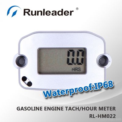 IP 68 waterproof Tach Hour Meter Gauge Motorcycle ATV motocrossTachome