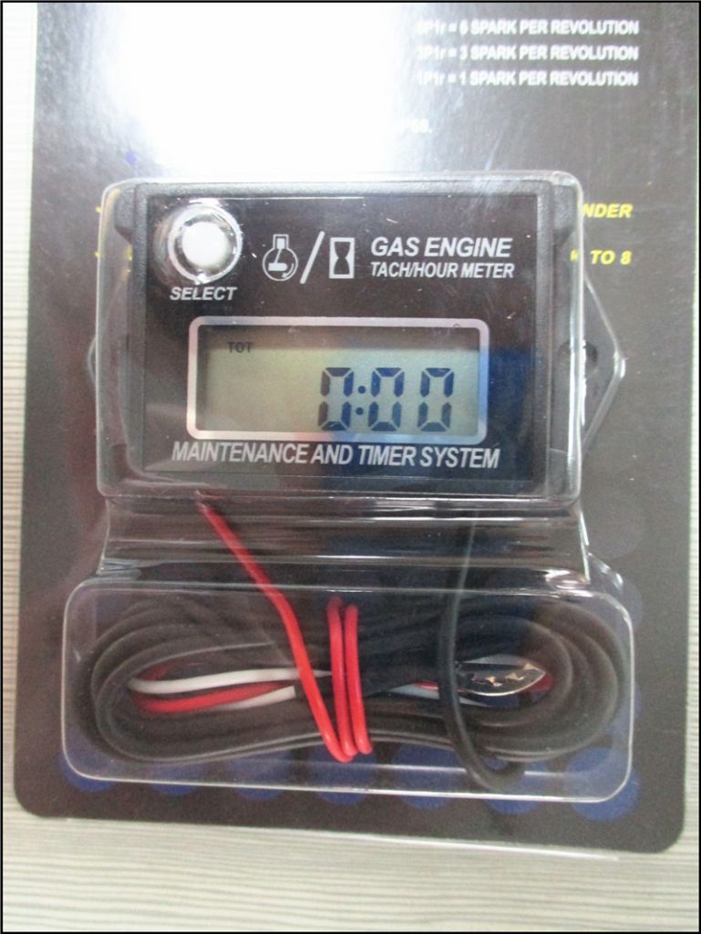 Racing RPM Tachometer Maintenance reminder Hour Meter