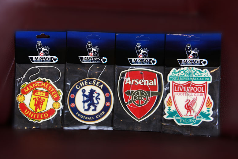 Paper Car Air Fresheners (Football Team Logos)