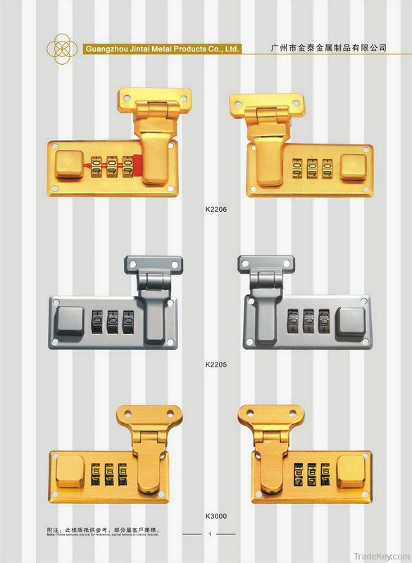 Factory Price Gold Plating Case Lock