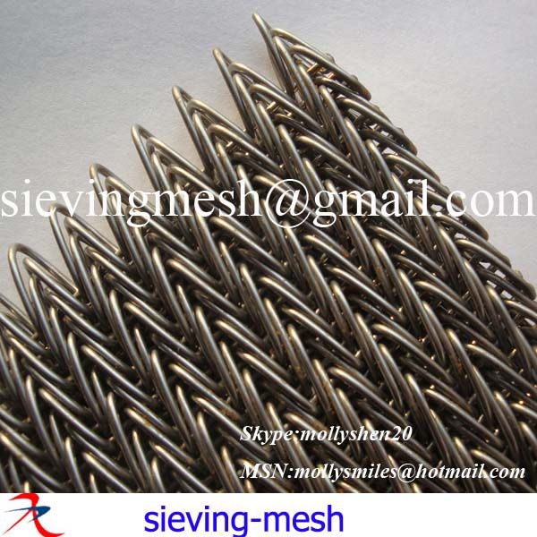 Wire mesh conveyor belt