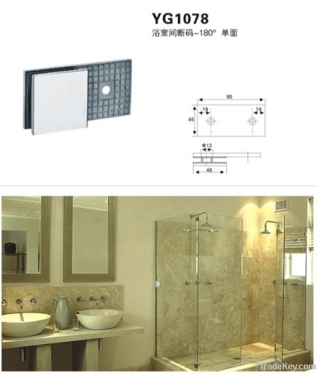 High Quanlity Glass Clip/Clamp, Shower Hinge YG-1005