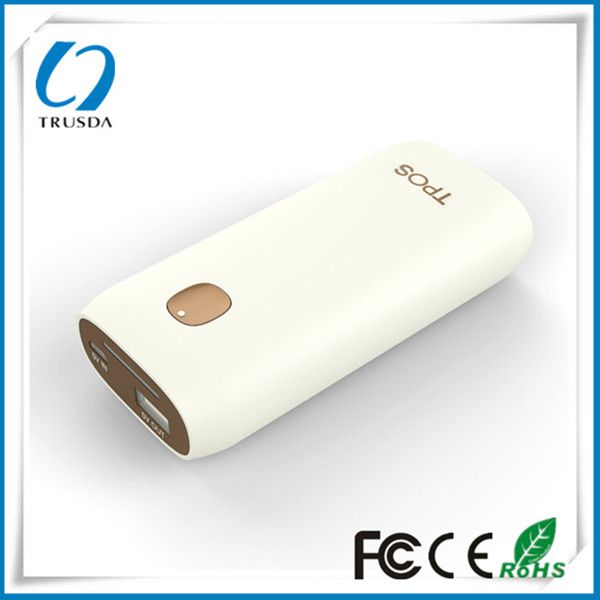 Rubberized surface universal usb power bank 5600mah