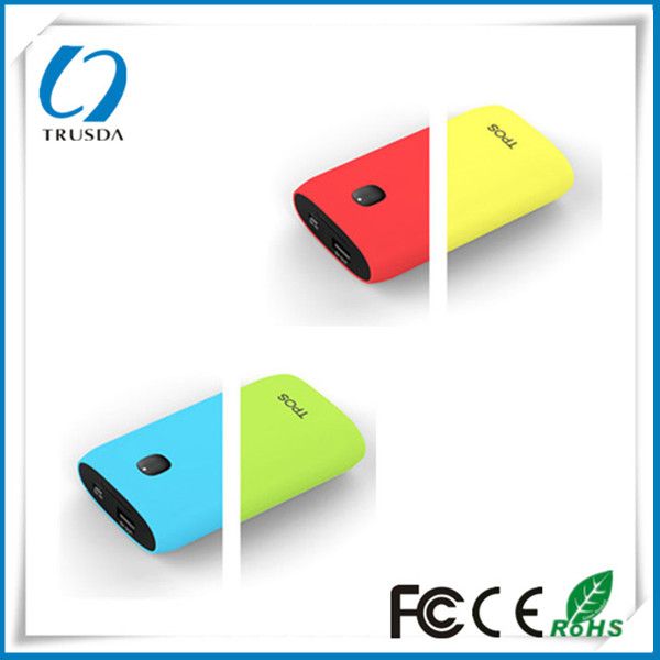 Rubberized surface universal usb power bank 5600mah