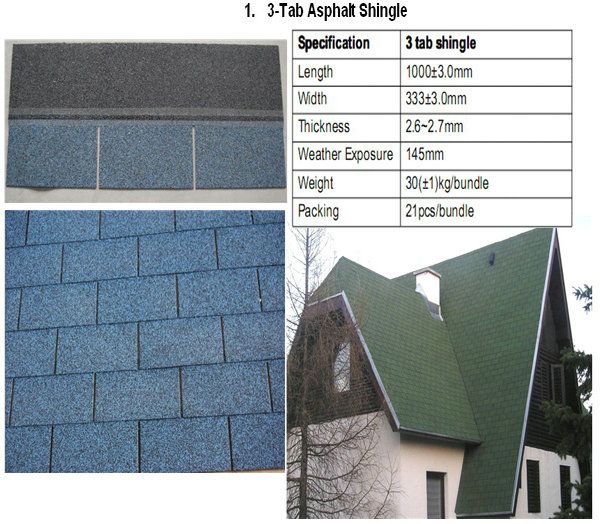 3-Tab Asphalt Shingle