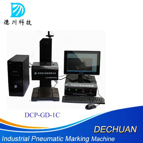 Metal/Steel/Aluminium/Plastic Dot Peen Pneumatic Nameplate Marking Machine