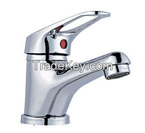 2015 Hot sale fashionable single lever brass basin faucet