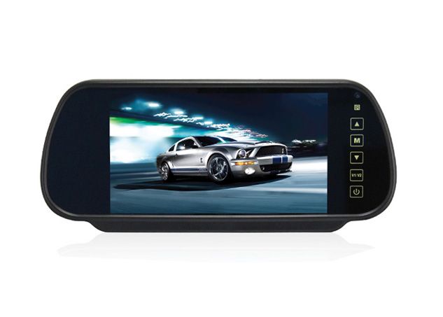 Car 7 inch rear view mirror monitor 