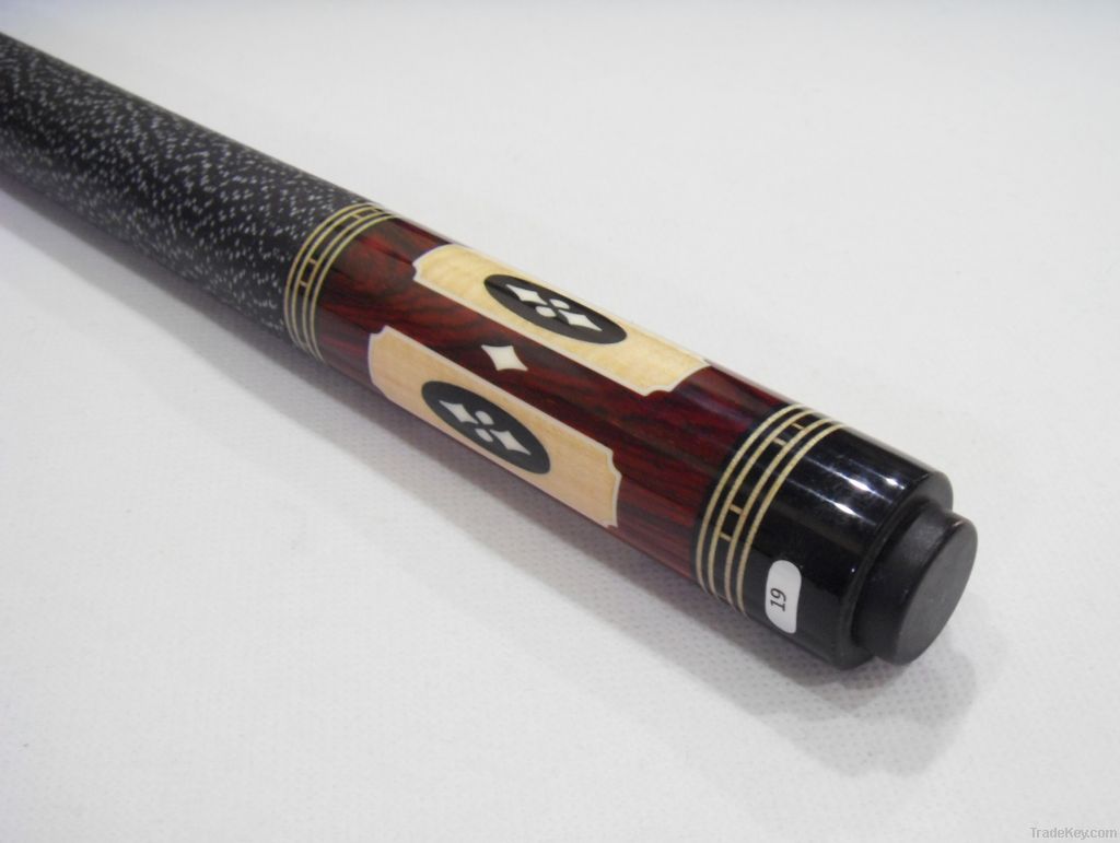 carved pool cue