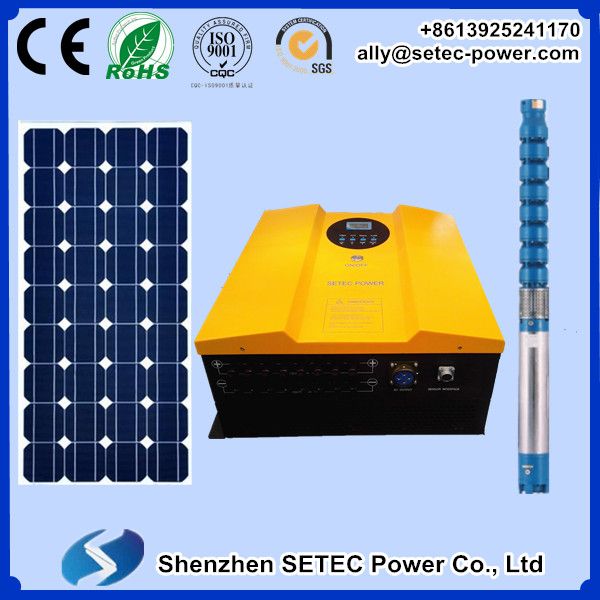 Three phase AC Solar Pumping System with MPPT to drive Water