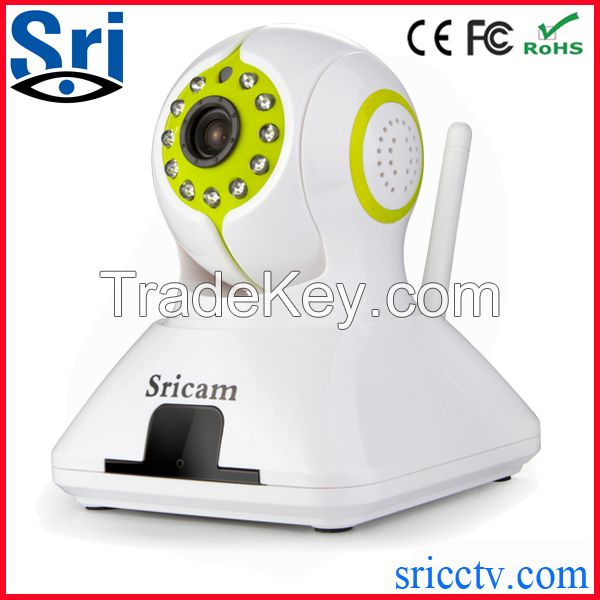 Sricam 4Ch onvif p2p hd camera NVR kits 720P indoor Wifi Doorbell IP C