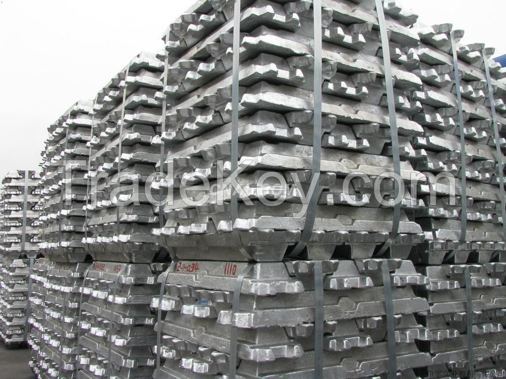 High Pure Aluminum Ingots 99.9% Factory Manufacture