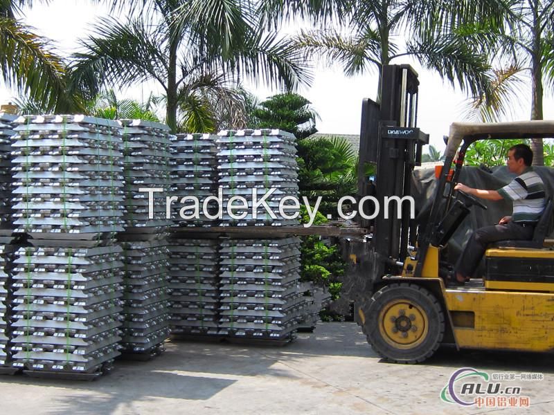 High Pure Aluminum Ingots 99.9% Factory Manufacture