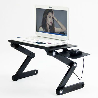 Folding Design Portable Notebook Desk, Adjustable Notebook Table, Notebook Stand