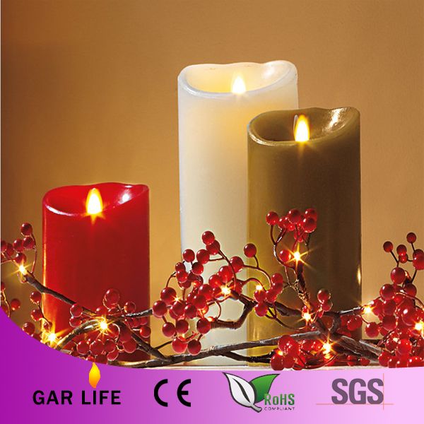 2014 Hot Selling Move Flame LED Candle