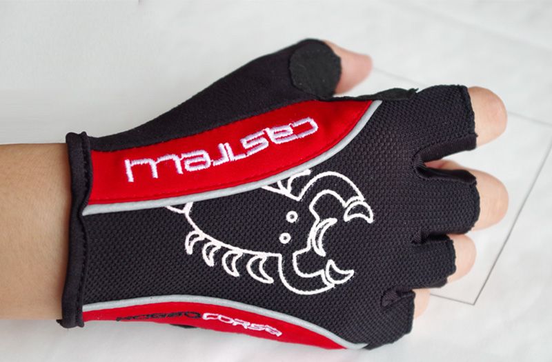 Newest Castelli Cycling Gloves Half -finger Bike /Race/ Bicycle gloves Summer Fingerless Sports Gloves