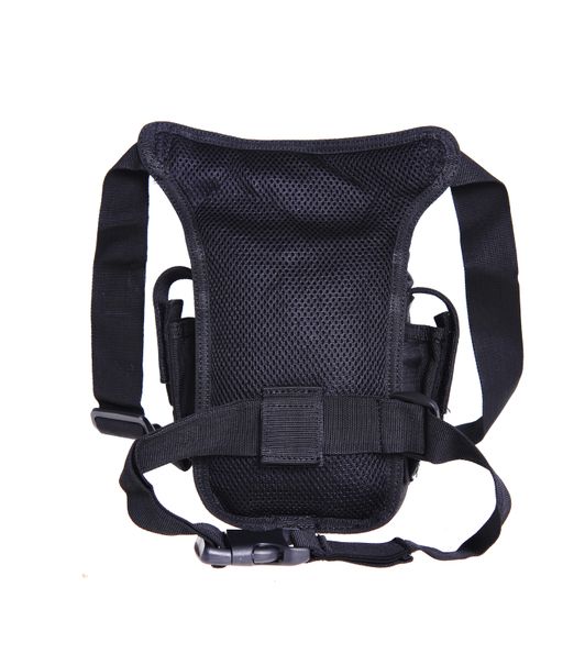 Seibertron waterproof Airsoft Tactical Drop Leg Panel Utility Pouch Bag Type B Black Cross Over Leg Rig Thermite Versipack