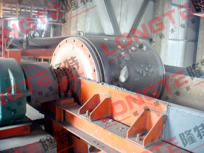 Permanent dry magnetic drum,magnetic roller,magnetic pulley for conveyor belt