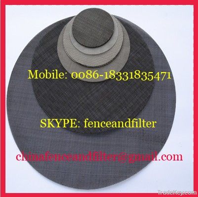 Black wire cloth weaving mesh