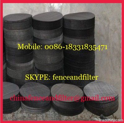 weaving black iron cloth filter mesh