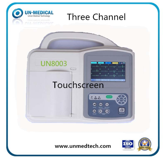 TFT Touch Screen 3 Channels ECG Machine  with Interpretation Function