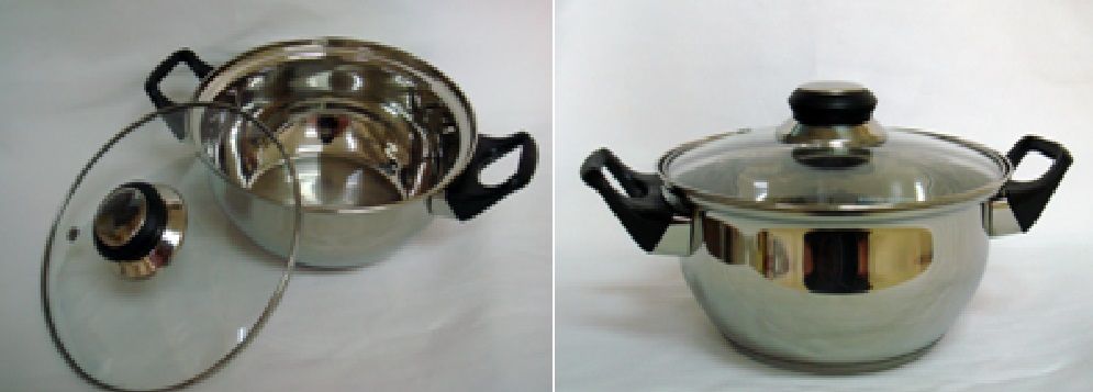 Stainless steel single pot or call casserole 