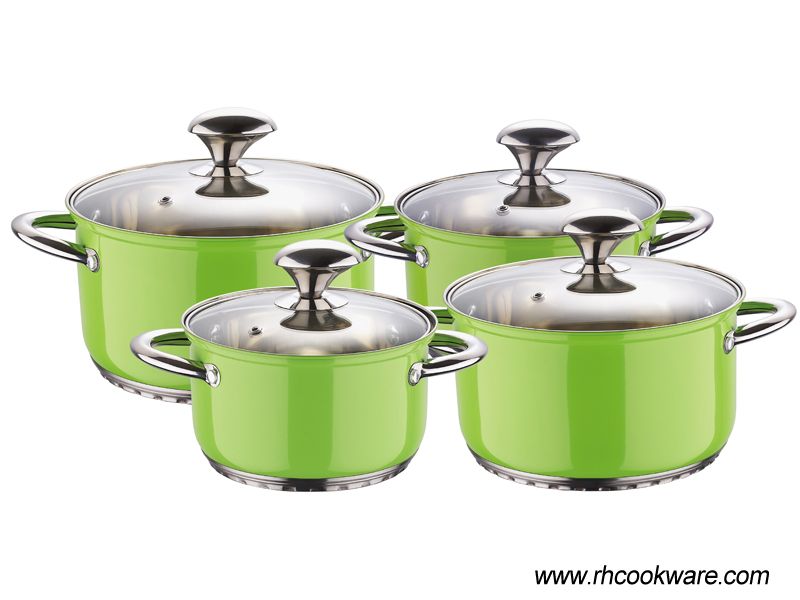 8Pcs Colorful Cookware Set